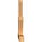 Ekena Millwork Saratoga Timber Gable Bracket, Western Red Cedar, 60"W x 30"H x 3 1/2"D x 3 1/2"F, 12/12 Pitch GBW060X30X0404SAR00SWR - alternate 3